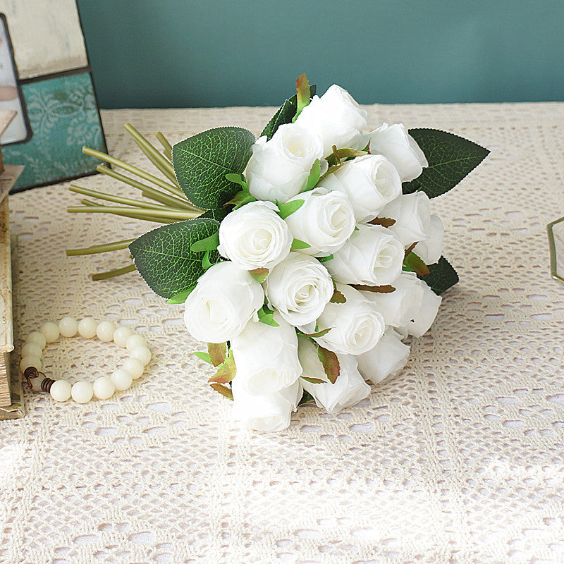 Rose Artificial Wedding Bouquet - view 3