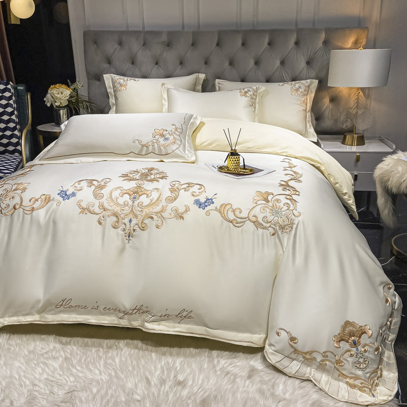 Satin Luxury Wedding Bedding Set - view 1