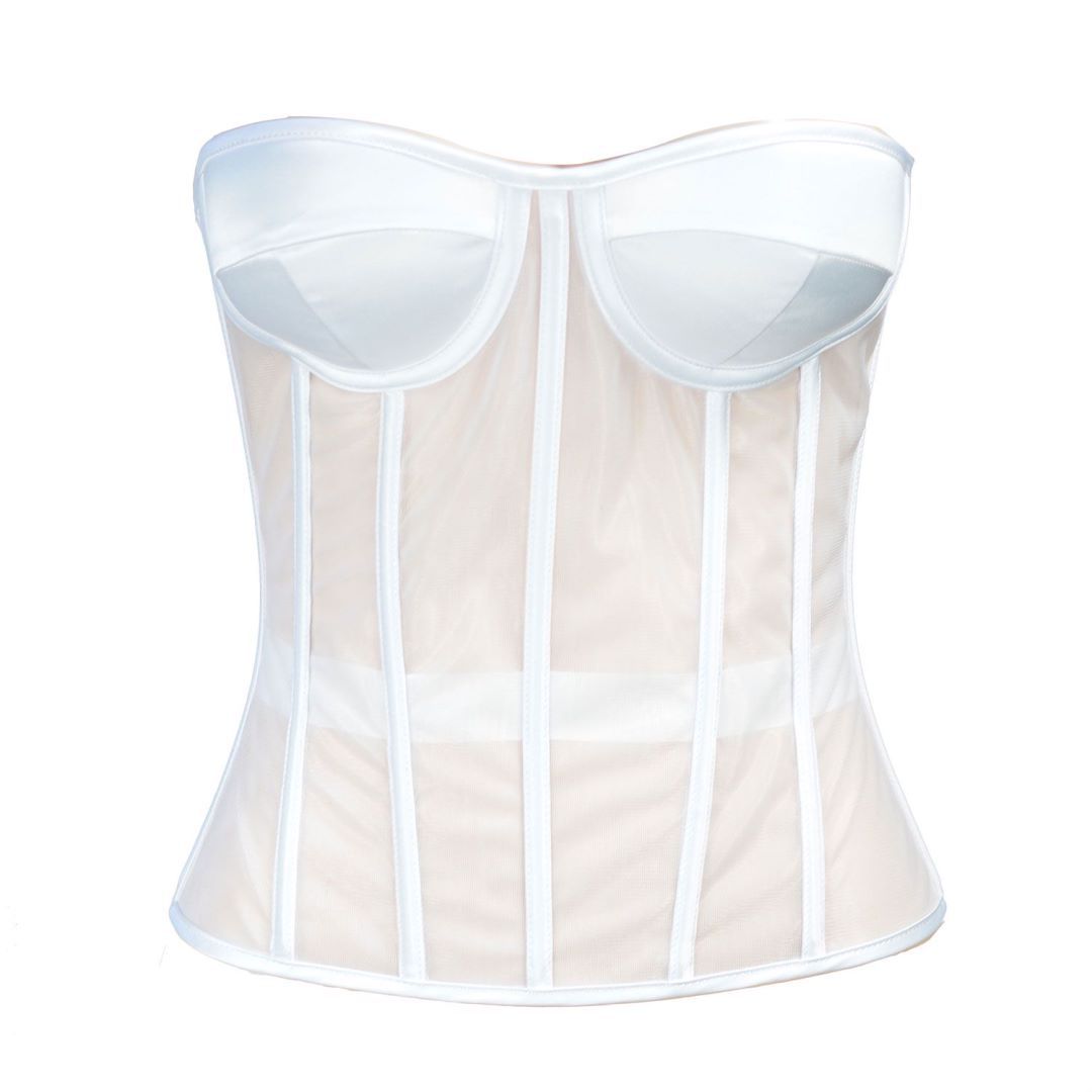 Mesh Corset Bustier - view 2