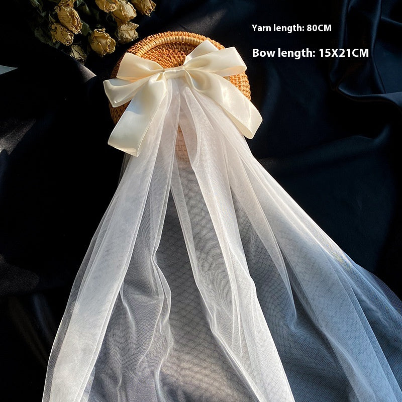 Bow Wedding Veil - view 2