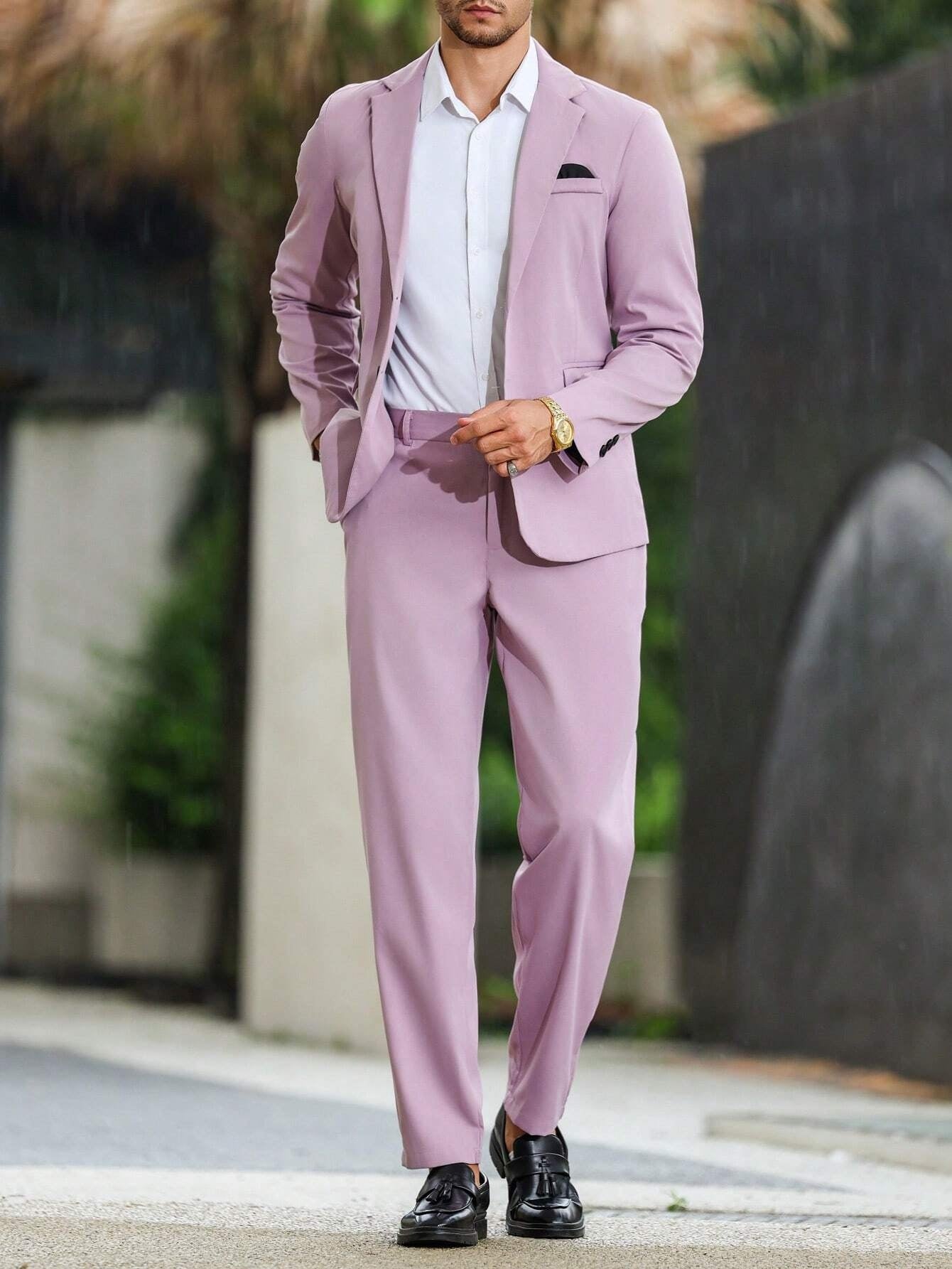Spring-summer Casual British Men's Suit - view 10