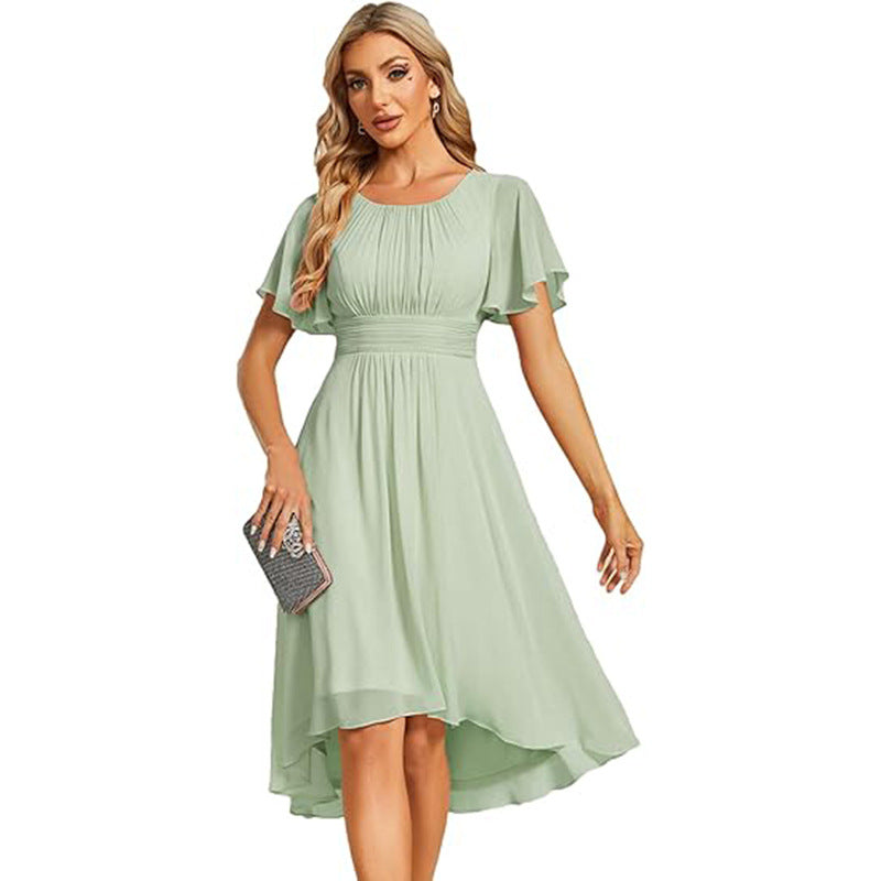 Short Sleeve Elegant Evening Dress - view 7