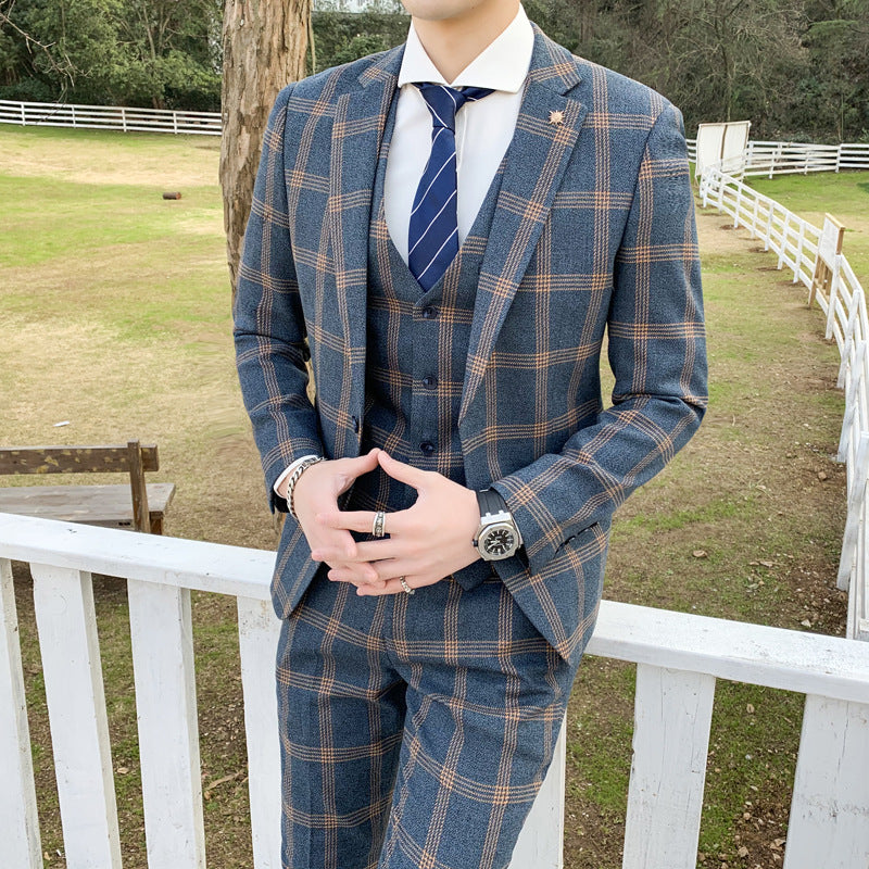 Men's Slim-fit British-style Suit - view 2