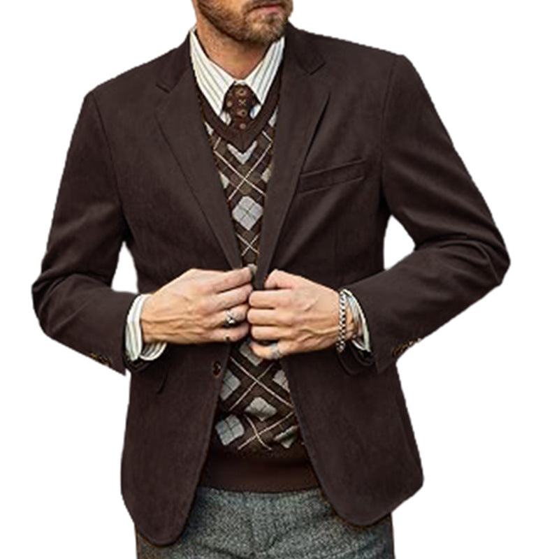 European-Style Casual Men's Suit - view 2