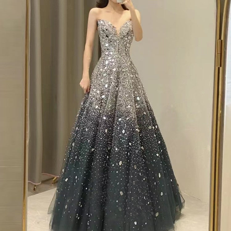 Blue Evening Dress