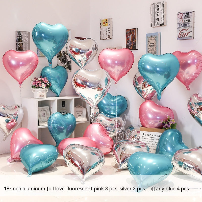Heart Aluminum Wedding Balloons - view 2