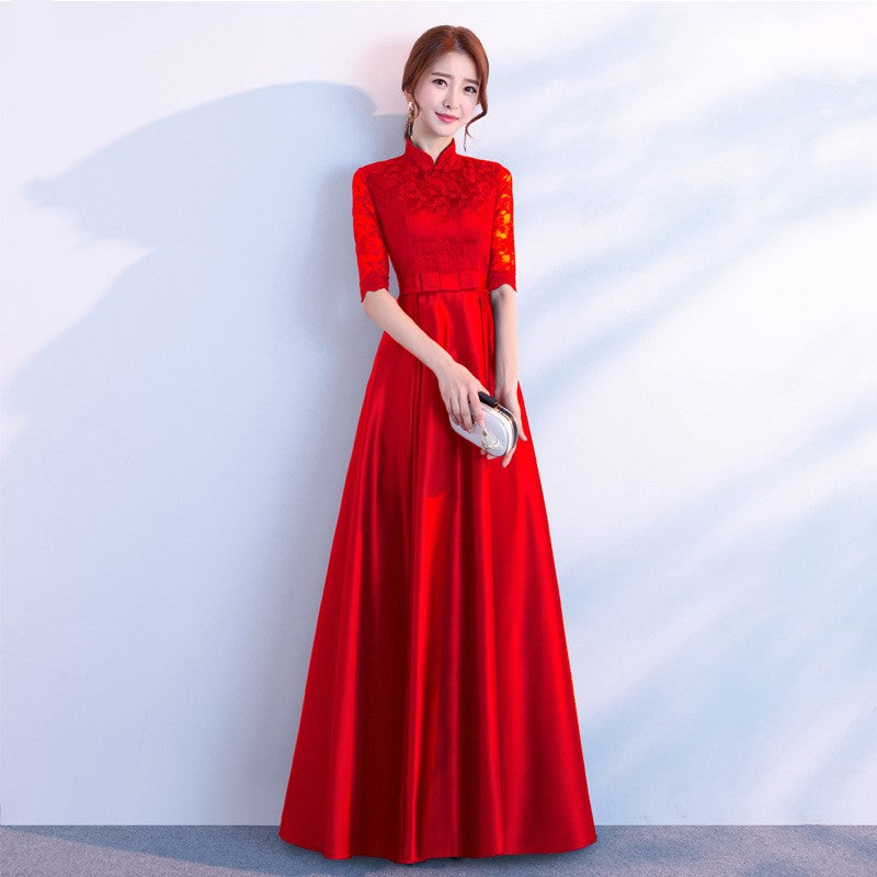 Long Sleeve Evening Dress - view 6