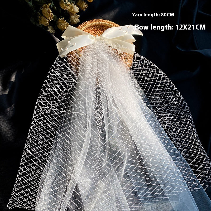 Bow Wedding Veil - view 1