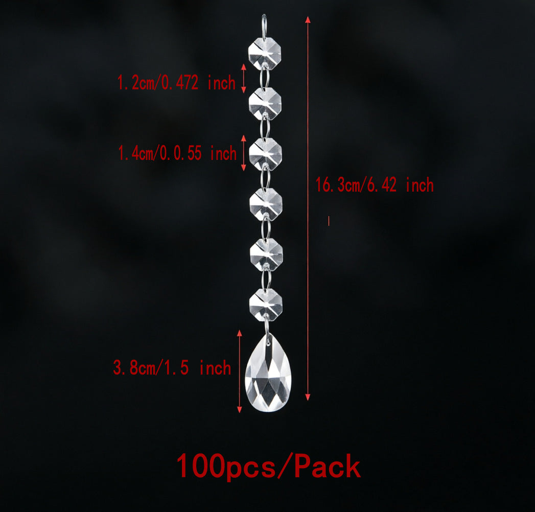 Hanging Crystal Snowflake Decoration - view 8