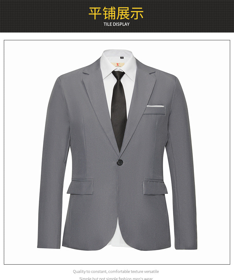 Plus Size Men's Formal Wedding Suit Coat - view 2