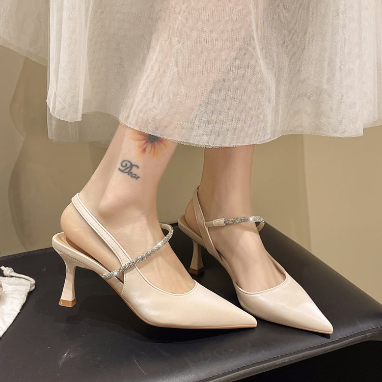 French Pointed-toe Heel Pumps - view 2