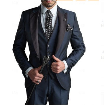 Men's Three-Piece Wedding Suit - view 7