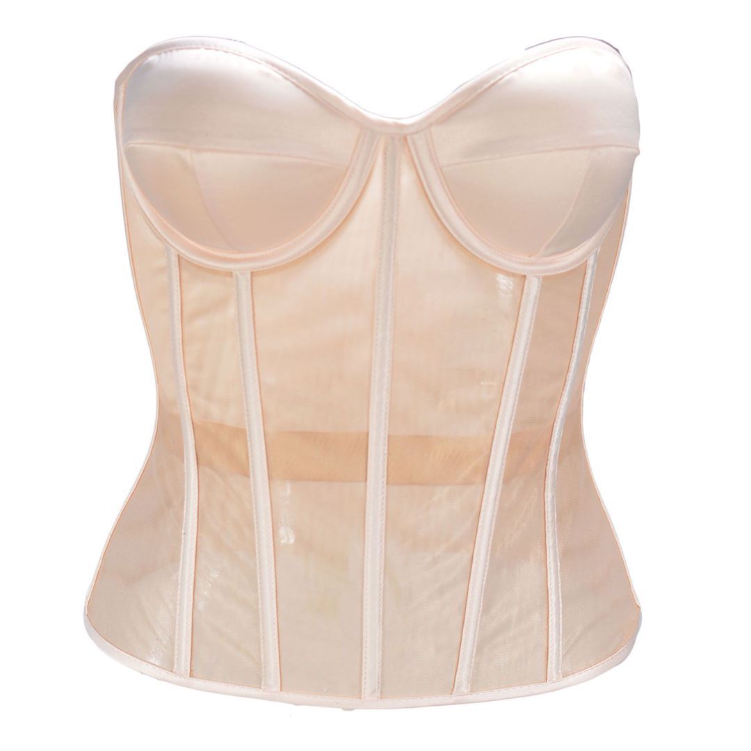 Mesh Corset Bustier - view 3