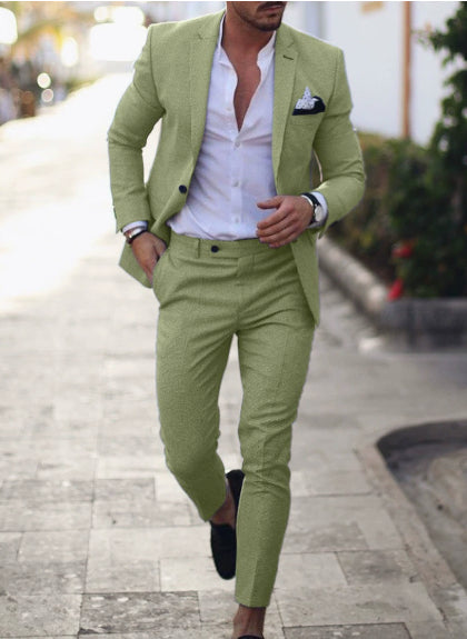 Spring-summer Casual British Men's Suit - view 9