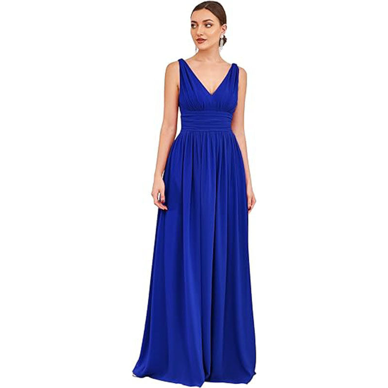 V-Neck Bridesmaid Dress - view 4
