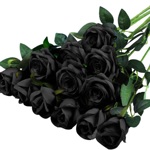 Artificial Silk Rose Stems - view 1