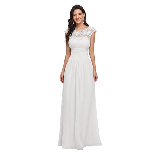 Long Sleeve Lace Bridesmaid Dress - view 3