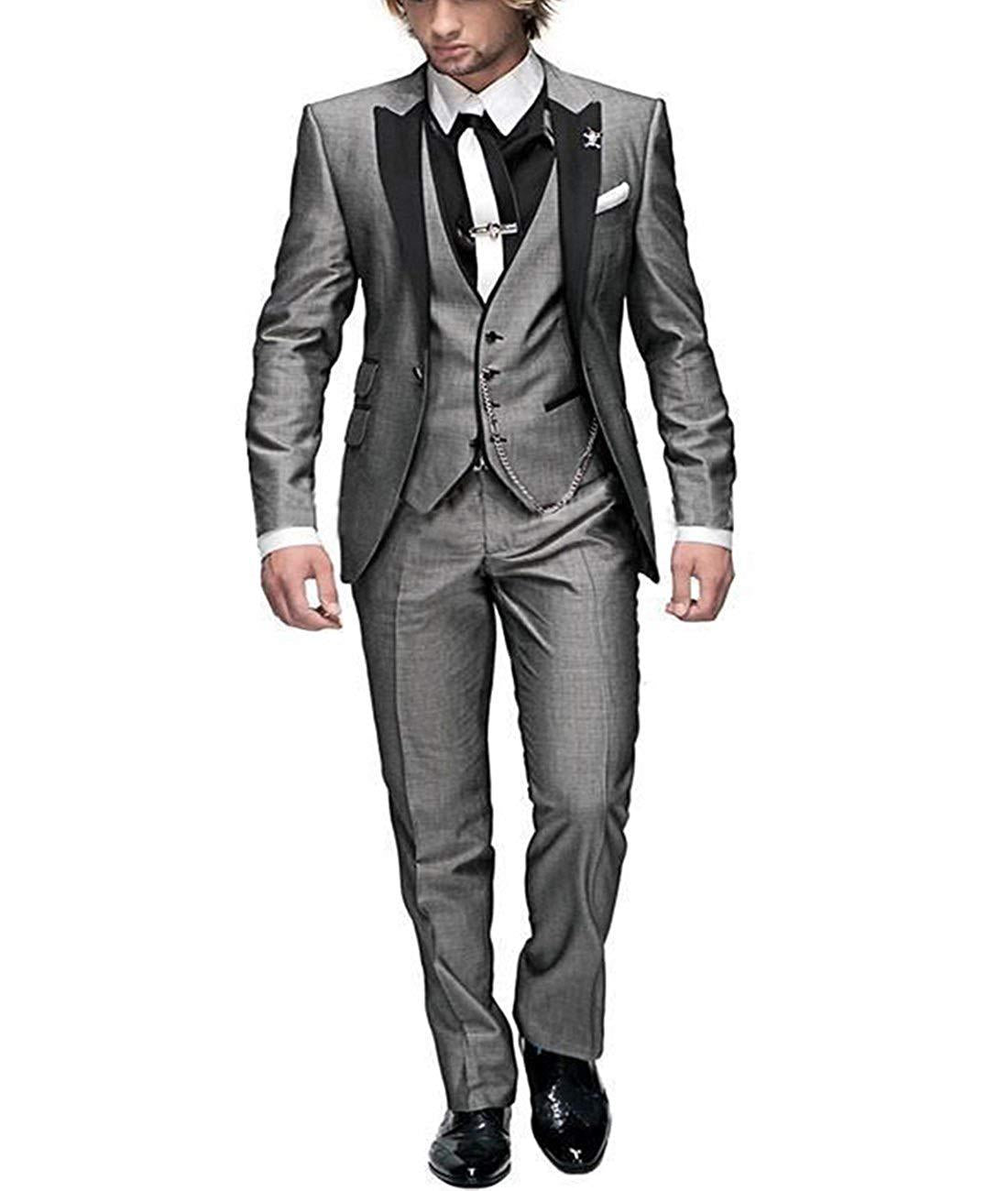 Men's Three-Piece Wedding Suit - view 3
