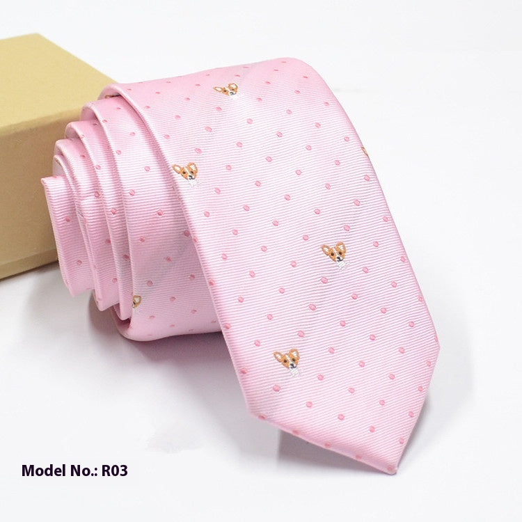 Jacquard Wedding Tie - view 3