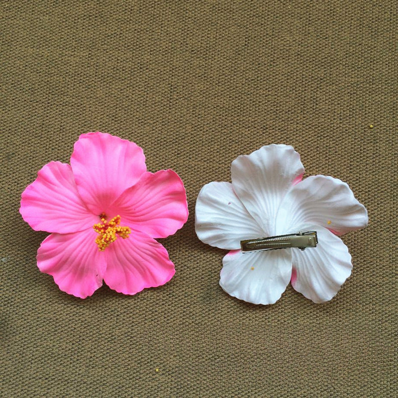 Hibiscus Flower Bridal Hairpin - view 5