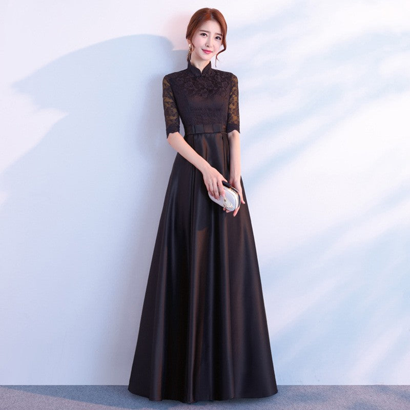 Long Sleeve Evening Dress - view 4