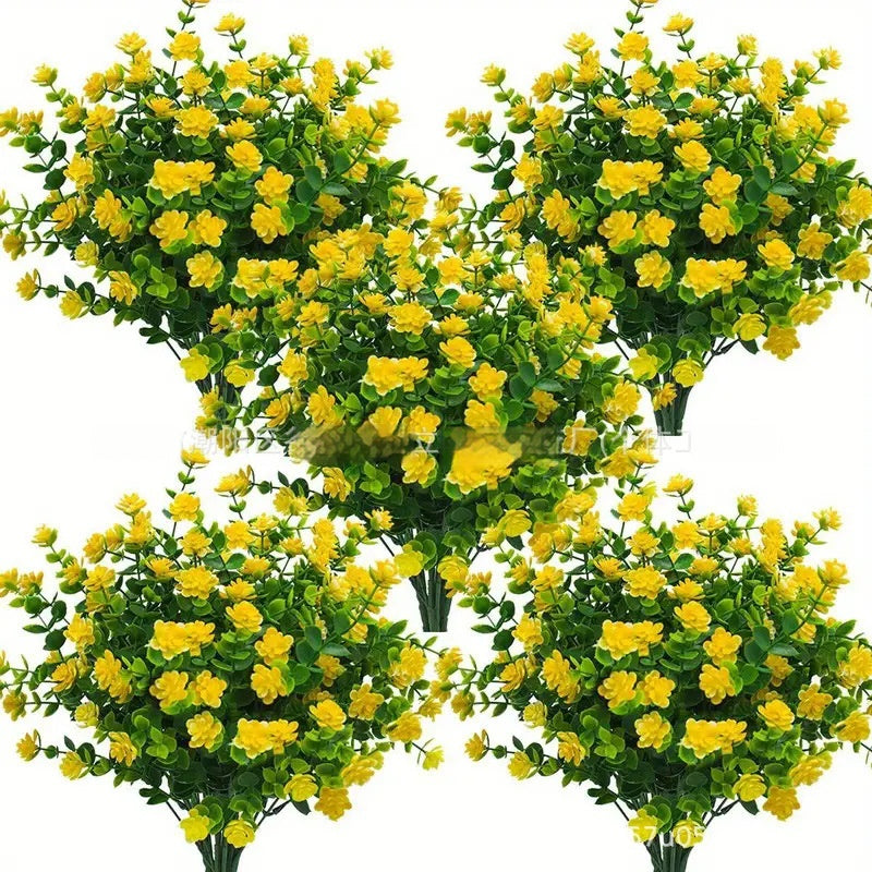 Artificial Eucalyptus Camellia Plant - view 2