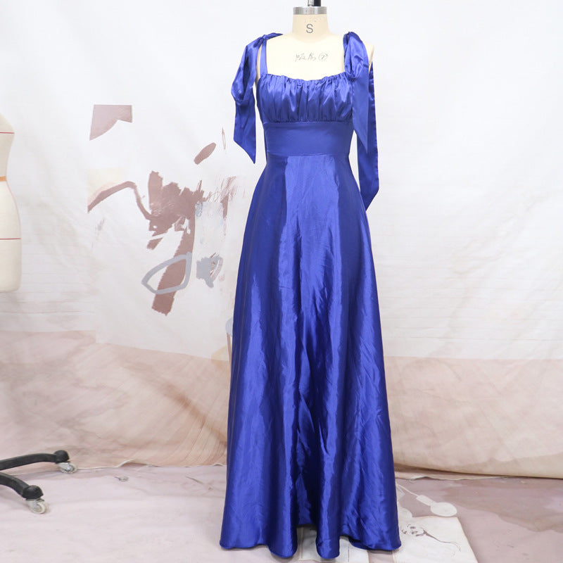 Satin Bridesmaid Dress - view 3