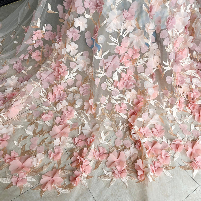 Lace Bridal Fabric - view 3