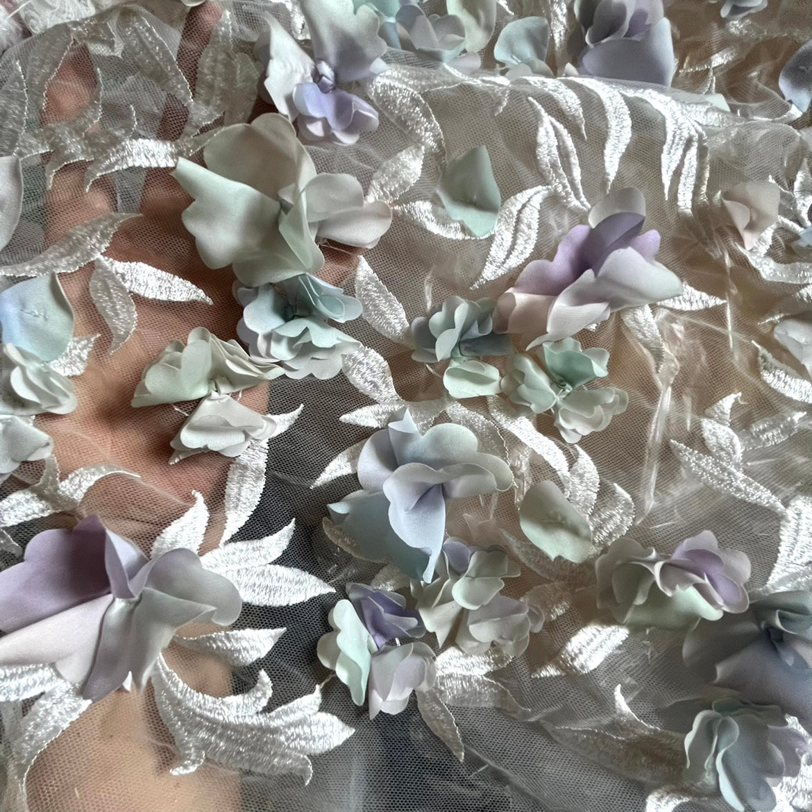 Lace Bridal Fabric - view 5
