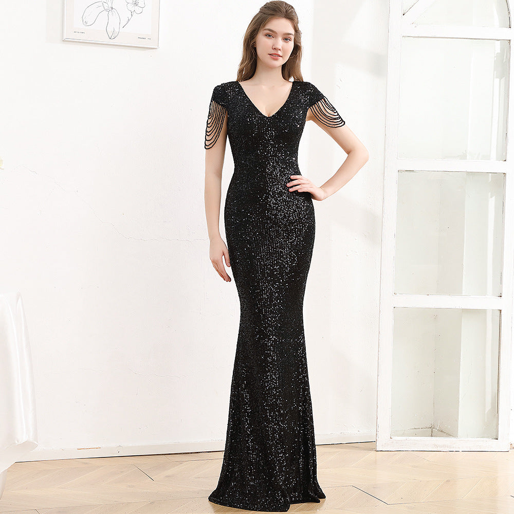 Sequin Gown - view 3