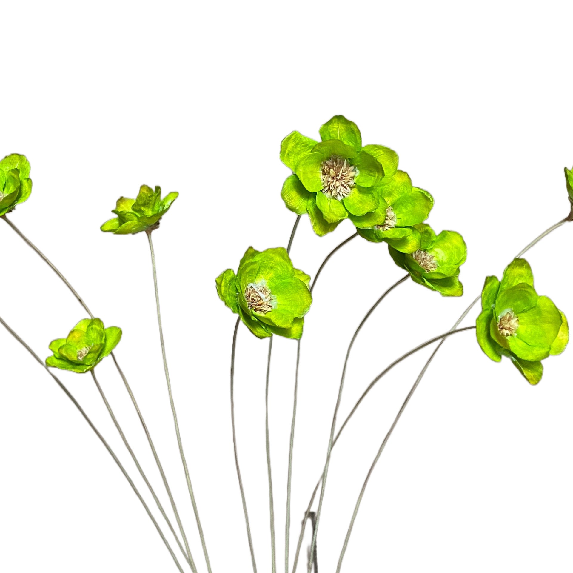Red Artificial Blossom Flower Stems - view 9