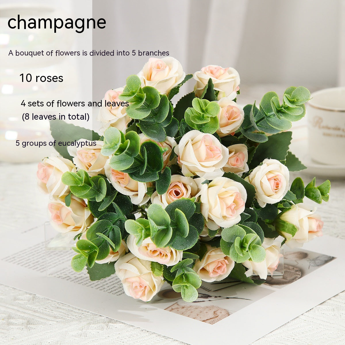 Living Room Artificial Wedding Flowers - view 2
