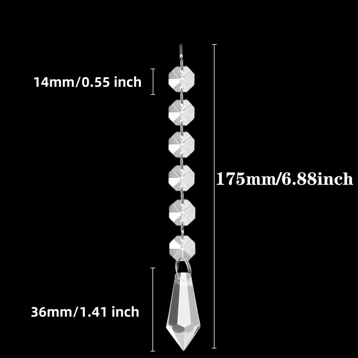 Hanging Crystal Snowflake Decoration - view 5