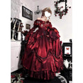 Red Flower Lolita Dress
