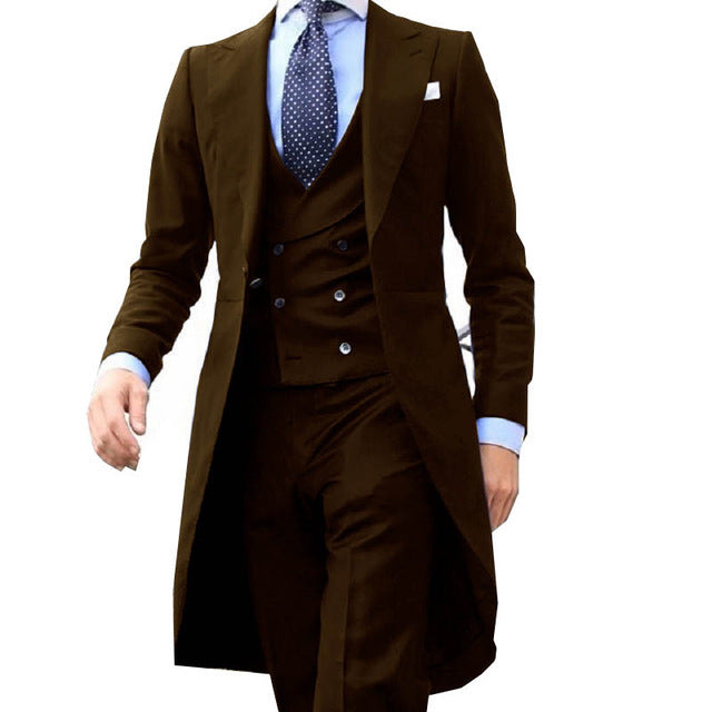 Men's Three-Piece Wedding Suit - view 5