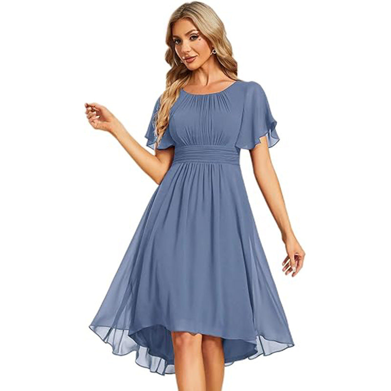 Short Sleeve Elegant Evening Dress - view 6