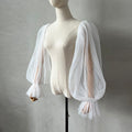 Detachable Tulle Puff Bell Sleeves