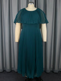 Chiffon Pleated Evening Dress