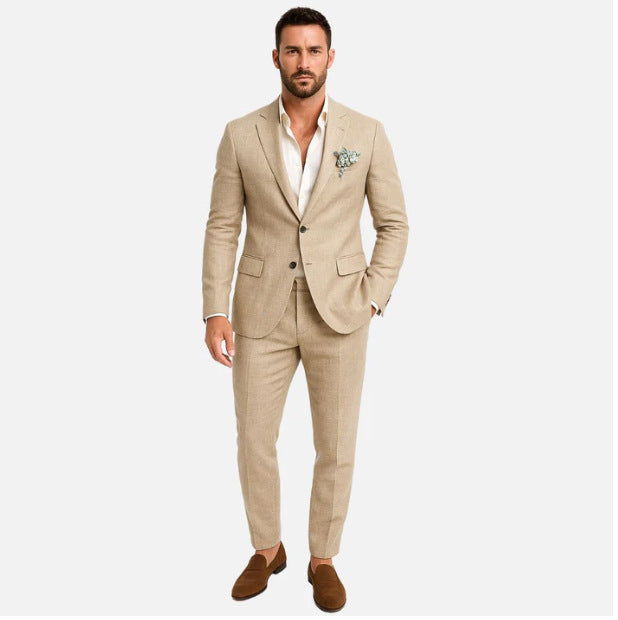 Spring-summer Casual British Men's Suit - view 4