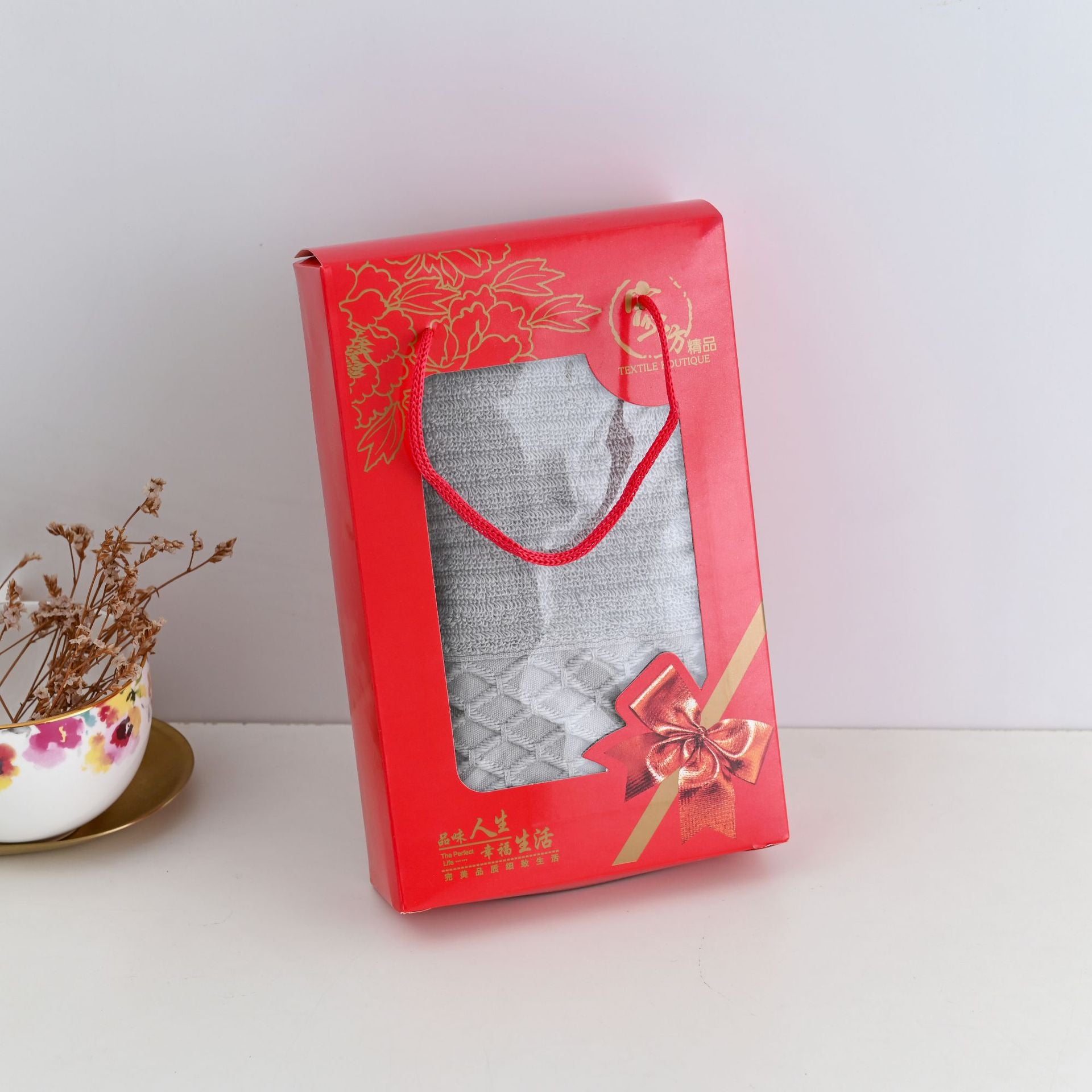 Cotton Bath Towel Wedding Favor Set - view 8