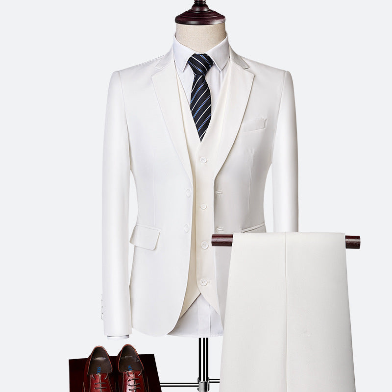 Men's Three-Piece British Slim-Fit Suit - view 5