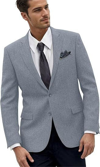 Retro Men's Slim-fit Business Suit Jacket - view 5