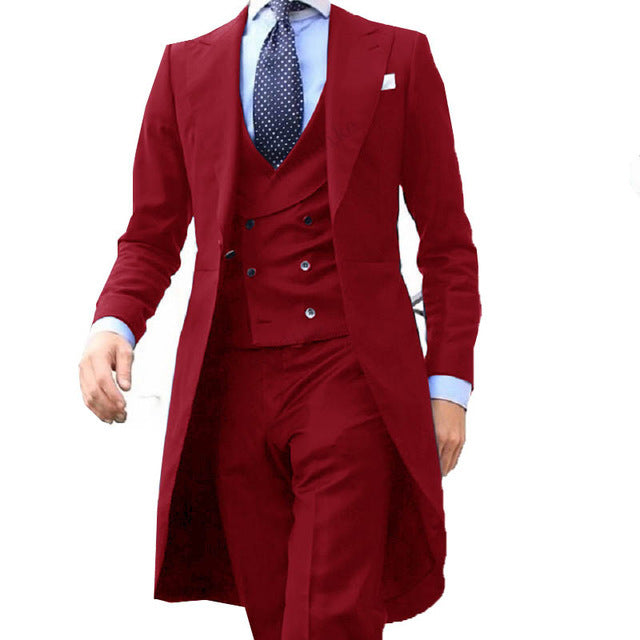 Men's Three-Piece Wedding Suit - view 4