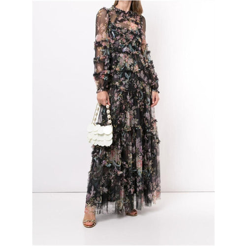 Floral Print Gown - view 2