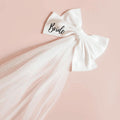 Bridal Bow Hairpin Veil