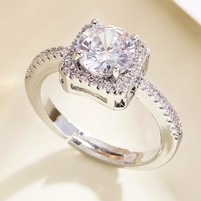 Diamond Adjustable Wedding Ring