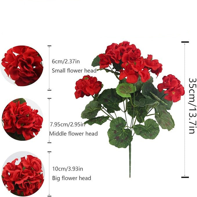 Artificial Begonia Flowers - view 2
