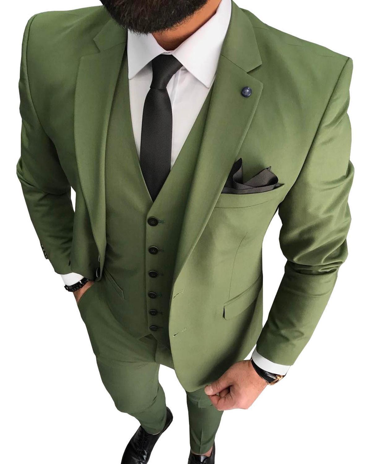 Business Casual Men's Three-piece Suit - view 2