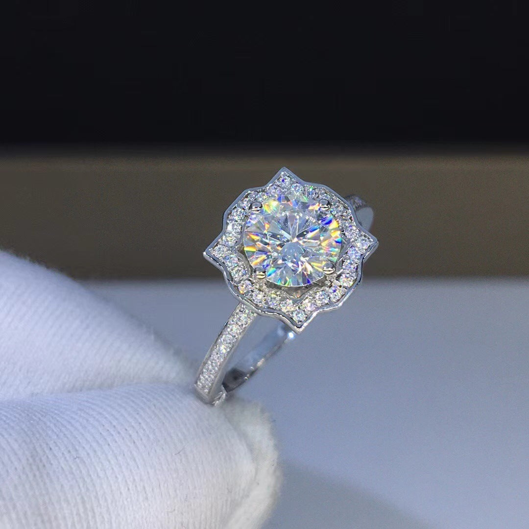 Crystal Wedding Ring - view 9