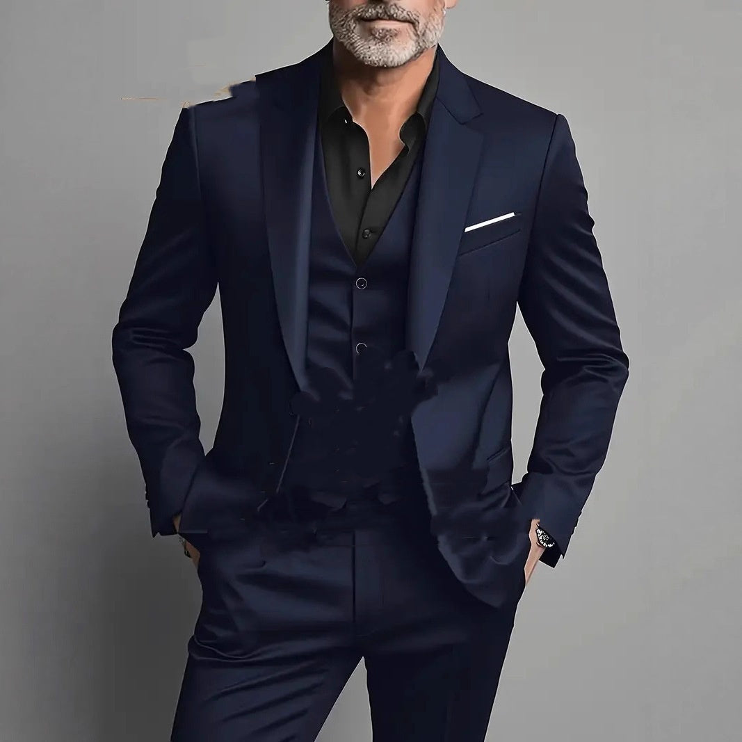 Men's Slim-Fit Three-Piece Suit - view 2